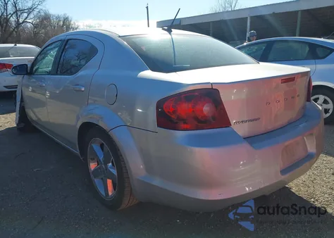 2011 Dodge Avenger Lux из США, поврежденный, VIN 1B3BD2FB1BN587284
